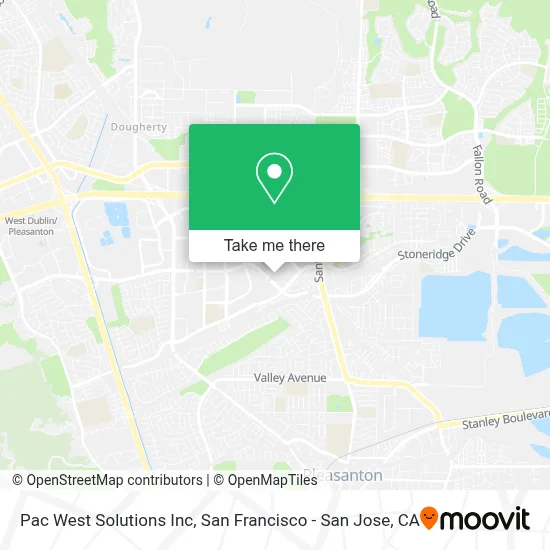 Pac West Solutions Inc map