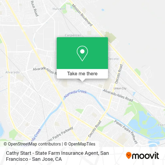 Cathy Start - State Farm Insurance Agent map