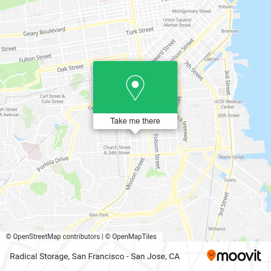 Radical Storage map