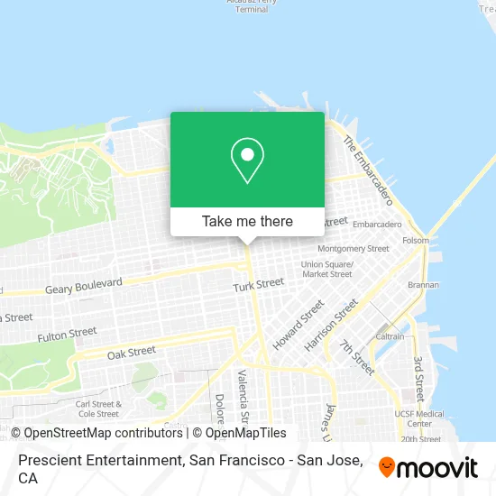 Prescient Entertainment map