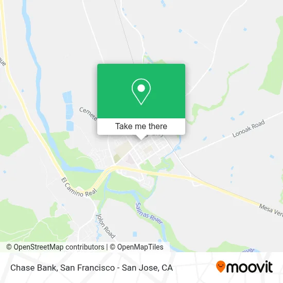 Chase Bank map