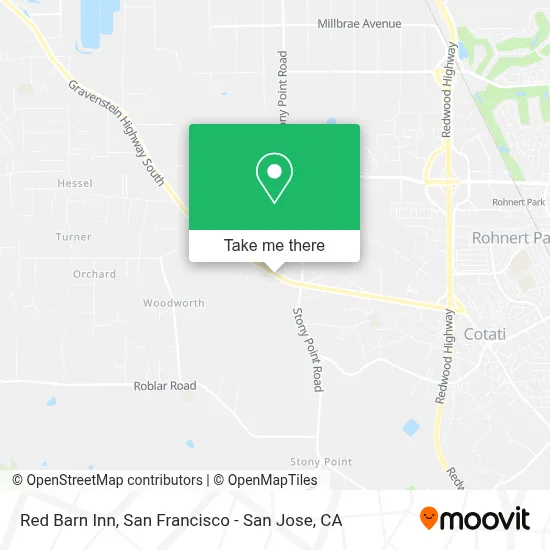 Red Barn Inn map