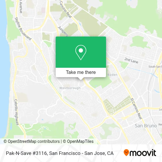 Pak-N-Save #3116 map