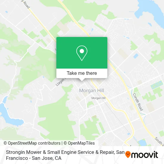 Strongin Mower & Small Engine Service & Repair map