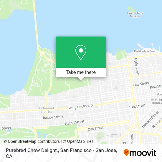 Purebred Chow Delight. map