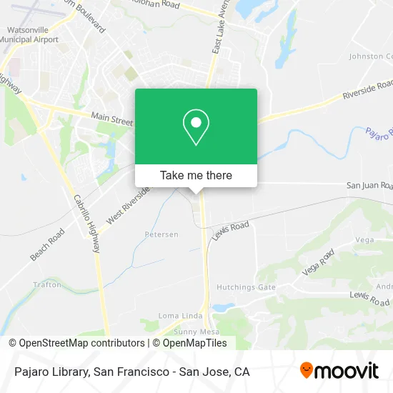 Pajaro Library map