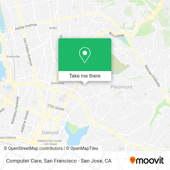 Computer Care map
