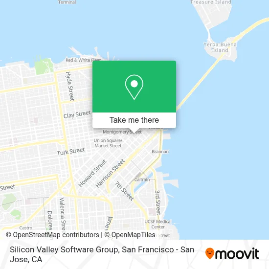 Silicon Valley Software Group map
