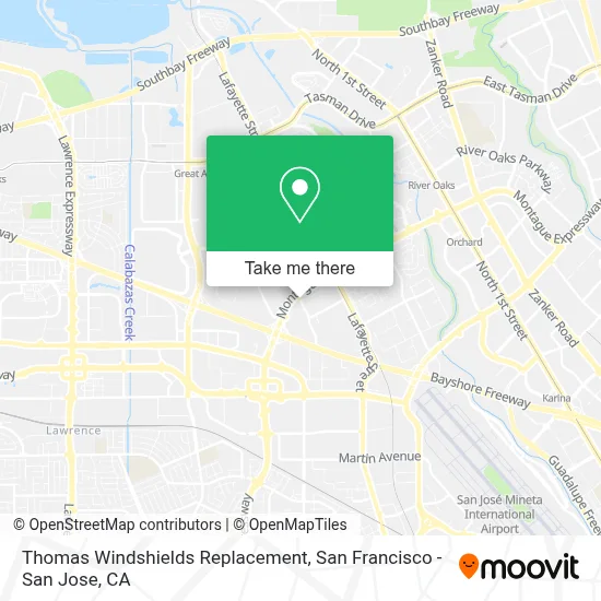 Thomas Windshields Replacement map