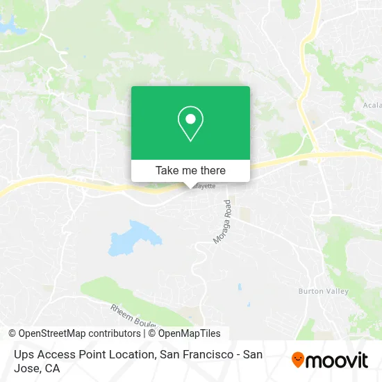 Ups Access Point Location map