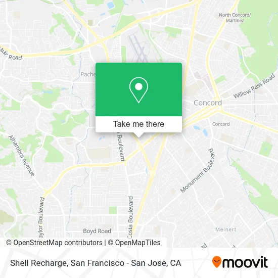 Shell Recharge map
