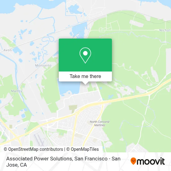 Associated Power Solutions map