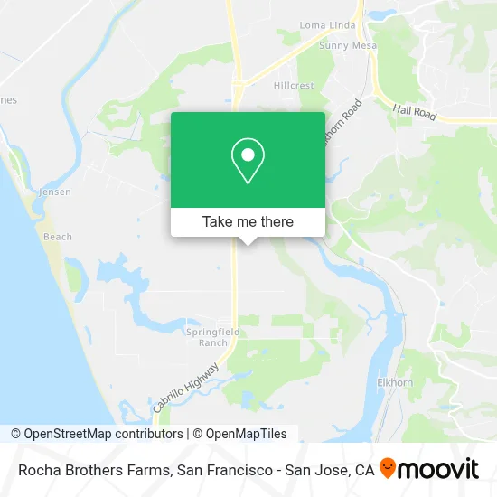 Rocha Brothers Farms map