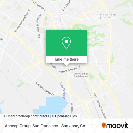 Acceep Group map