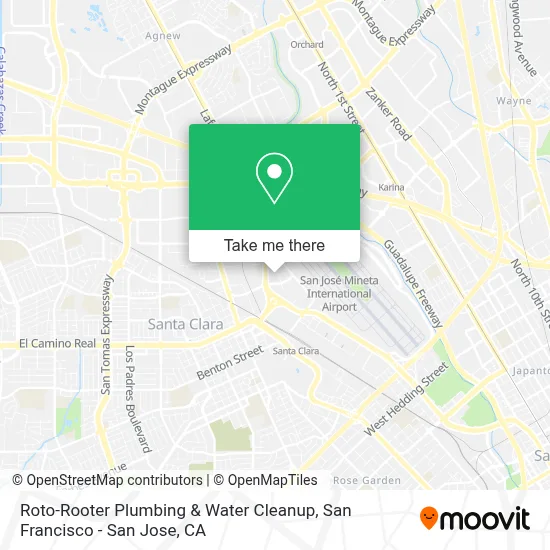 Roto-Rooter Plumbing & Water Cleanup map