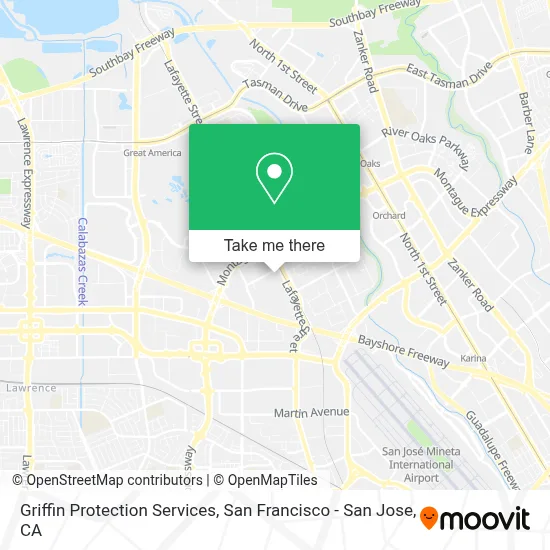 Griffin Protection Services map