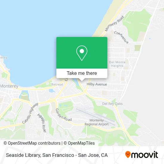 Seaside Library map