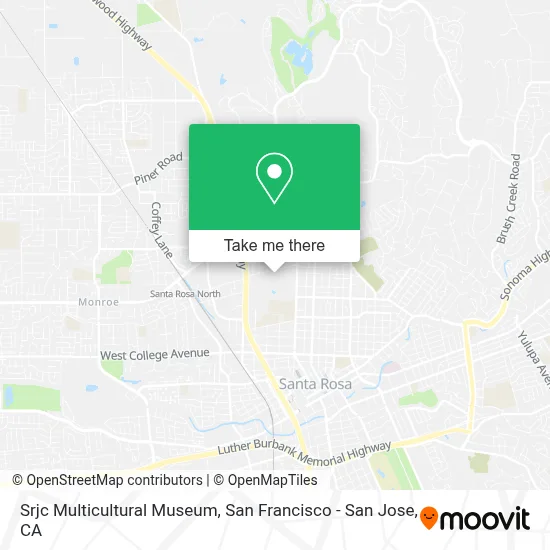 Srjc Multicultural Museum map