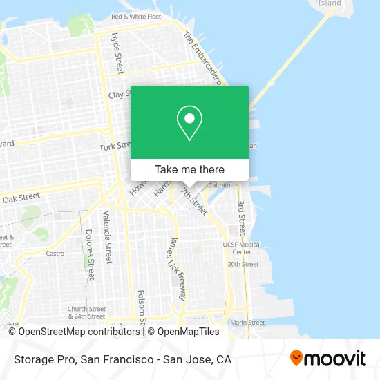 Storage Pro map
