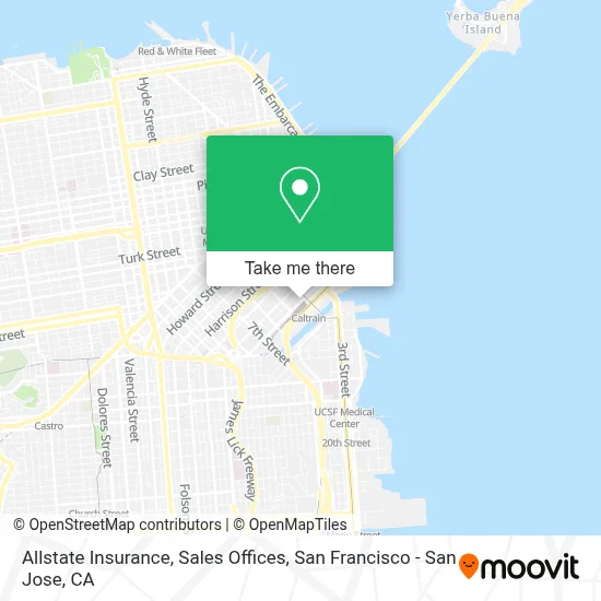 Allstate Insurance, Sales Offices map