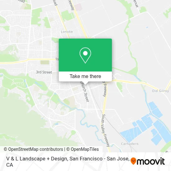 V & L Landscape + Design map