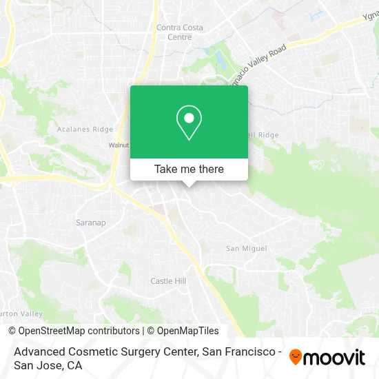 Advanced Cosmetic Surgery Center map