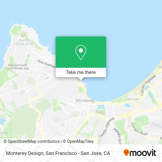 Monterey Design map