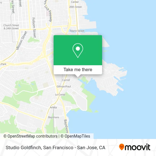 Studio Goldfinch map