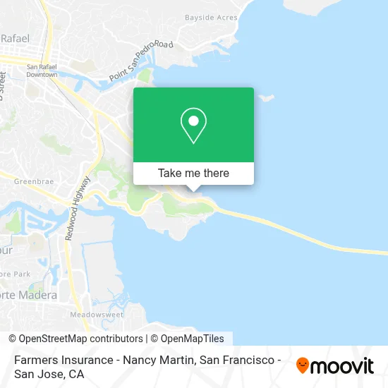 Farmers Insurance - Nancy Martin map