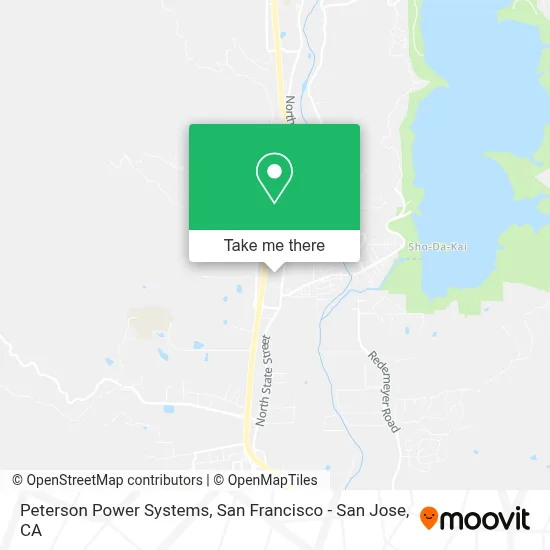Peterson Power Systems map