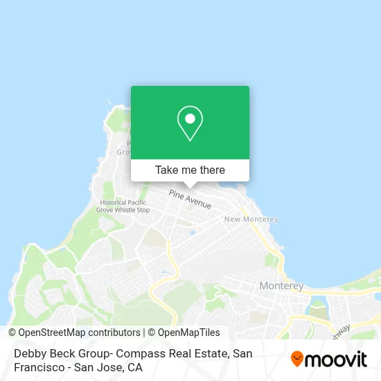 Debby Beck Group- Compass Real Estate map