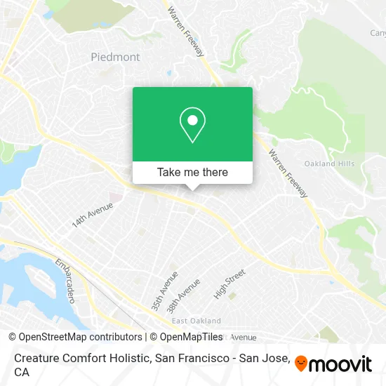 Creature Comfort Holistic map