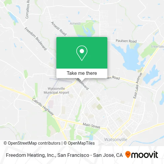 Freedom Heating, Inc. map