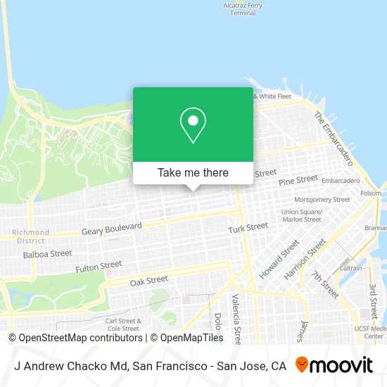 J Andrew Chacko Md map