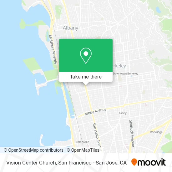 Vision Center Church map