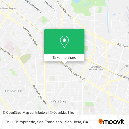 Chiu Chiropractic map