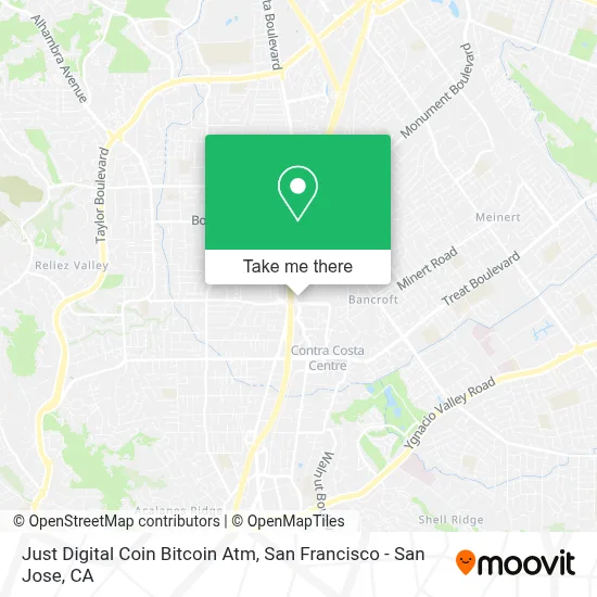 Just Digital Coin Bitcoin Atm map