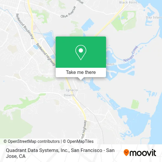 Quadrant Data Systems, Inc. map