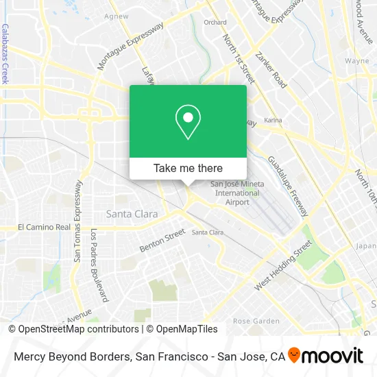 Mercy Beyond Borders map
