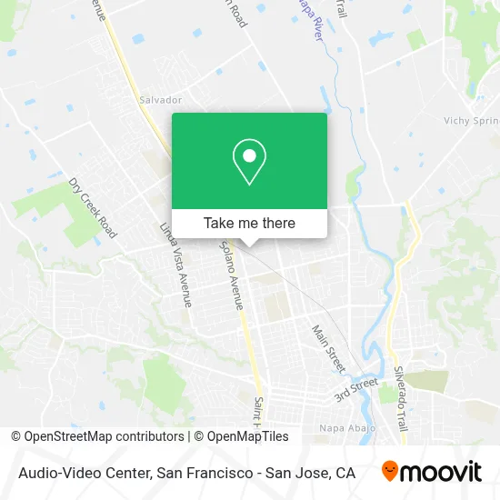 Audio-Video Center map