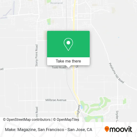 Make: Magazine map