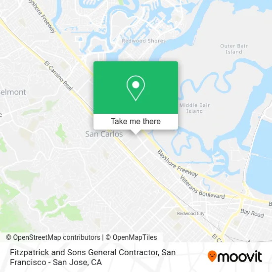 Fitzpatrick and Sons General Contractor map