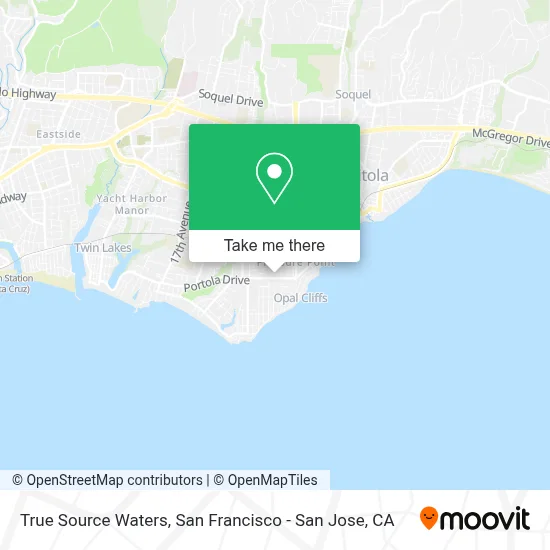 True Source Waters map