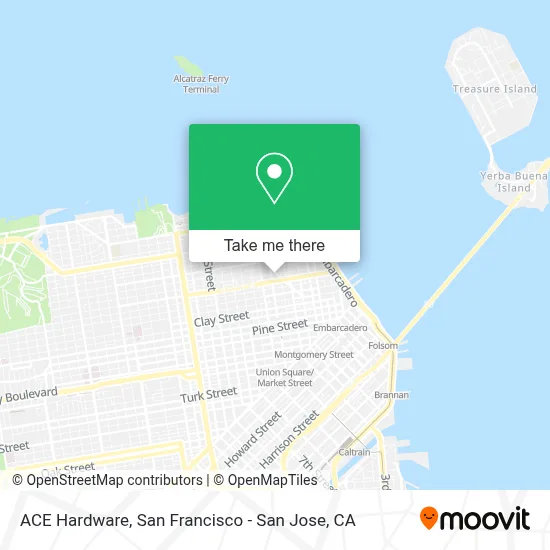 ACE Hardware map