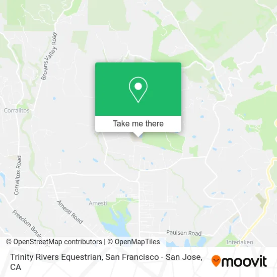 Trinity Rivers Equestrian map