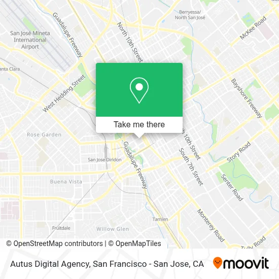 Autus Digital Agency map