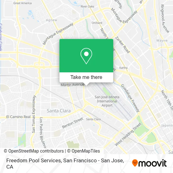 Freedom Pool Services map
