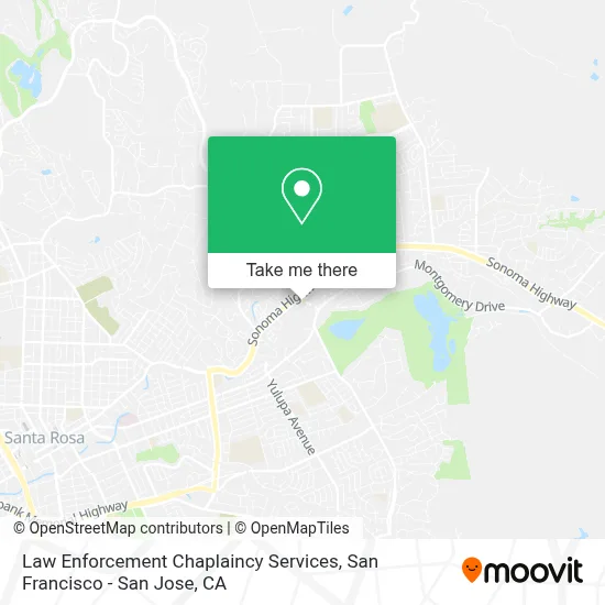 Law Enforcement Chaplaincy Services map