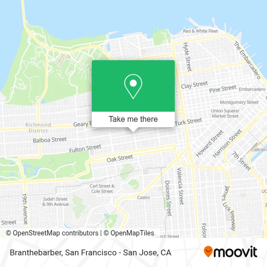 Branthebarber map