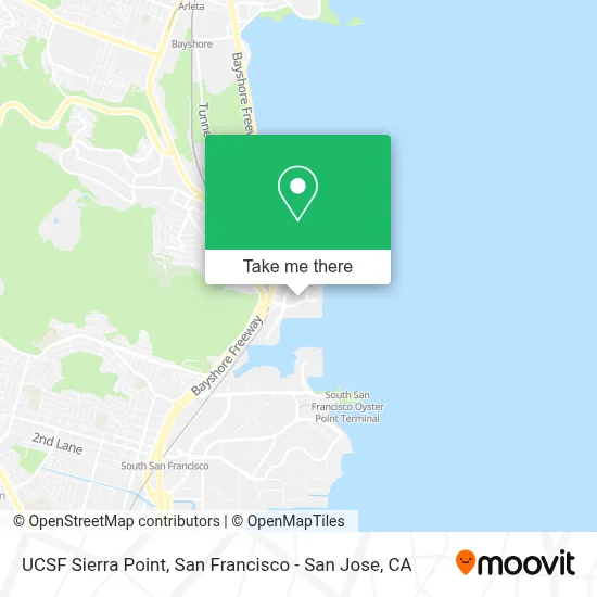 UCSF Sierra Point map